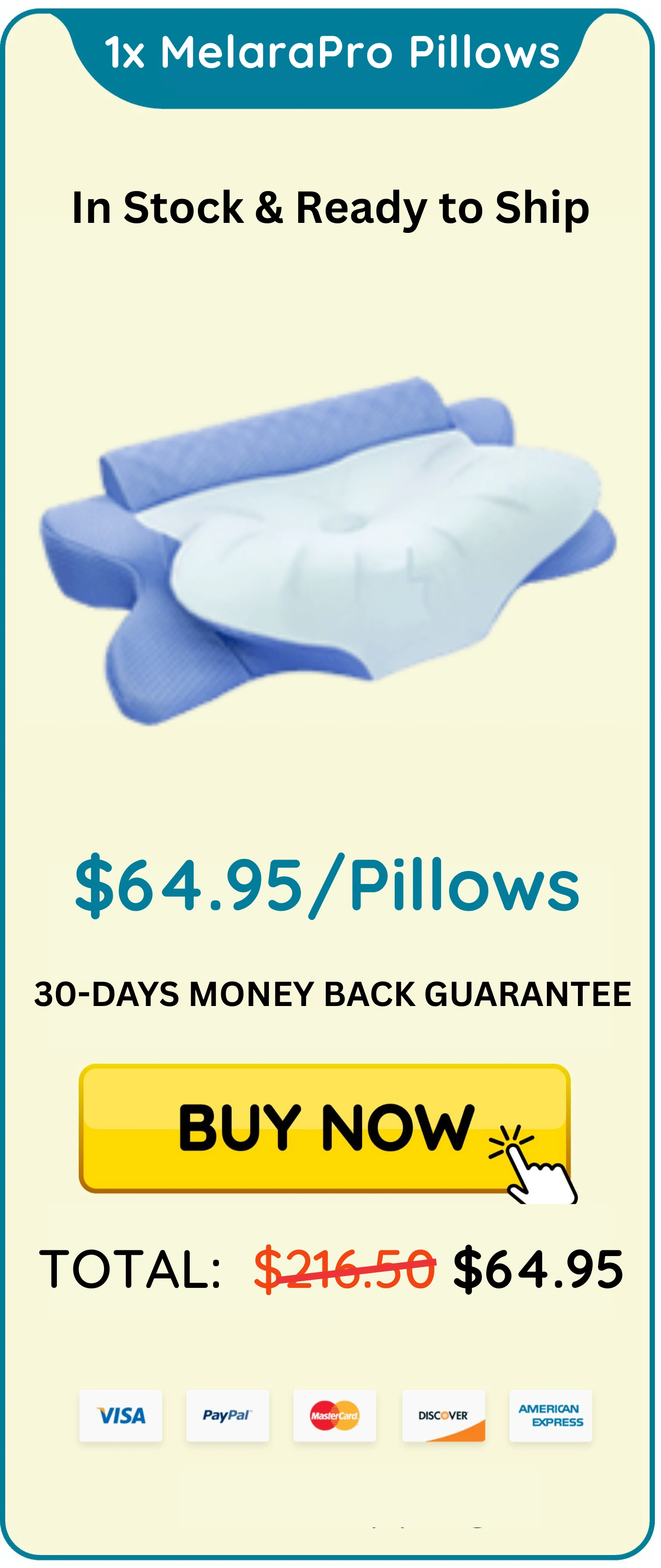 Melara Pro Pillow package 1